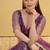 Purple net lehenga with sequin & thread work Lehenga Choli