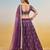 Purple net lehenga with sequin & thread work Lehenga Choli