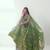 Pista green net lahenga with sequins and thread embroidered Lehenga Choli