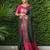 Green patola silk blend saree with zari woven work and fancy tassel pallu
