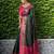 Green patola silk blend saree with zari woven work and fancy tassel pallu