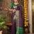 Magenta patola silk blend saree with zari woven work and fancy tassel pallu