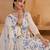 Women's Mesmerizing Off White Cotton Embroidered Festival Wear Pant Suit