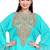 Ferozi Stitched Kaftan with Heavy Golden Handwork Embroidery – Elegant Party Wear