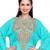 Ferozi Stitched Kaftan with Heavy Golden Handwork Embroidery – Elegant Party Wear
