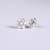 925 sterling silver earings rhodium plated with aaa quality american diamonds