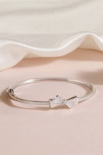 925 sterling silver bracelet rhodium plated with aaa quality american diamonds