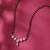 Gold rhodium plated brass mangalsutra