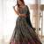 Black Thread And sequin Embroidered Lehenga Choli