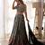 Black Thread And sequin Embroidered Lehenga Choli