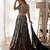 Black Thread And sequin Embroidered Lehenga Choli