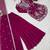 Rani Pink Color Faux Georgette Embroidered Kurti Sharara Pair