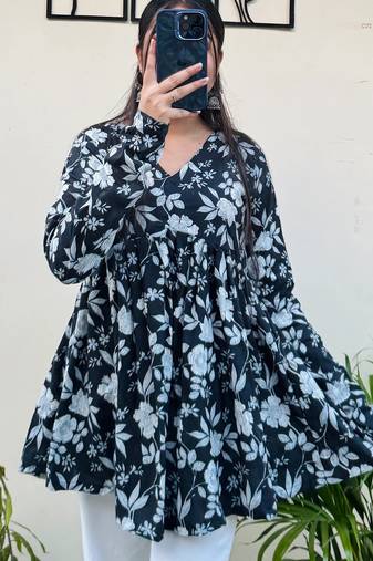 Cotton stunning fancy tunic top