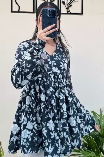 Cotton stunning fancy tunic top