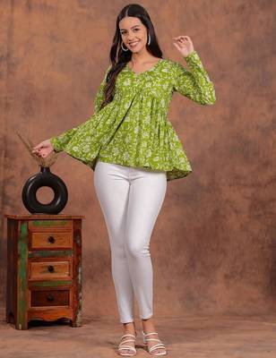 Cotton stunning fancy tunic top 1