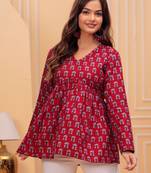 Cotton stunning fancy tunic top