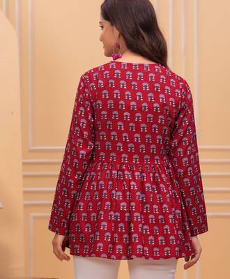Cotton stunning fancy tunic top 4