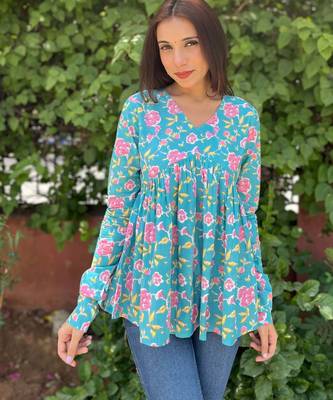 Cotton stunning fancy tunic top 3