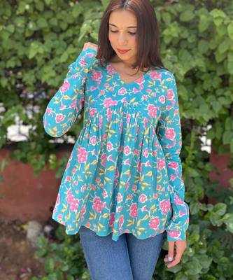 Cotton stunning fancy tunic top 4