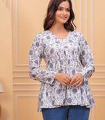 Cotton stunning fancy tunic top