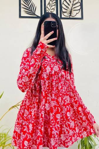 Cotton stunning fancy tunic top