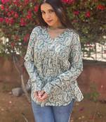 Cotton stunning fancy tunic top