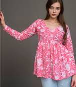 Cotton stunning fancy tunic top