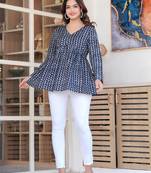 Cotton stunning fancy tunic top