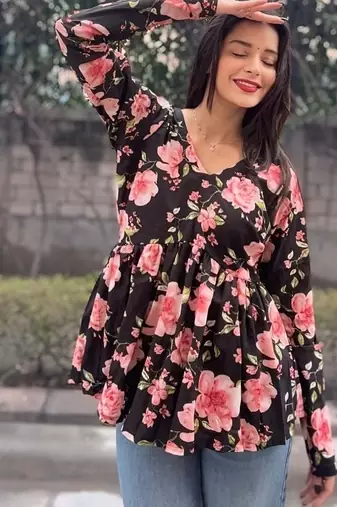 Cotton stunning fancy tunic top