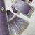 Lavender Color Embroidered And Sequence Work Chinon Silk  Kurti Sharara Set
