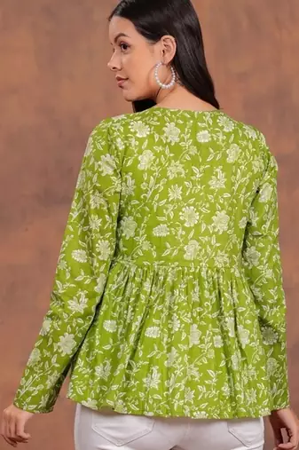Cotton stunning fancy tunic top