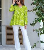 Cotton stunning fancy tunic top