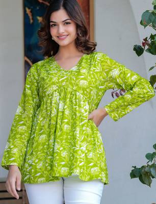 Cotton stunning fancy tunic top 3