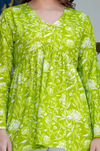 Cotton stunning fancy tunic top