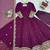 Dark Plum Color Faux Georgette Embroidered And Sequence Work Long Kurti(Gown)