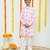 Pastel pink and blue kurta with monkey and elephant printed/organic organic cotton/kurta and pyjama set