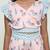 Pink palazzo and crop top /organic cotton with lace detailing and handmade latkans