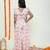 Pink palazzo and crop top /organic cotton with lace detailing and handmade latkans