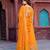 Yellow Color Faux Georgette Embroidered And Sequence Work Long Kurti(Gown)