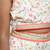Pink palazzo and crop top /organic cotton with lace detailing and handmade latkans