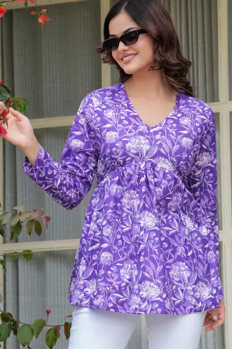Cotton stunning fancy tunic top