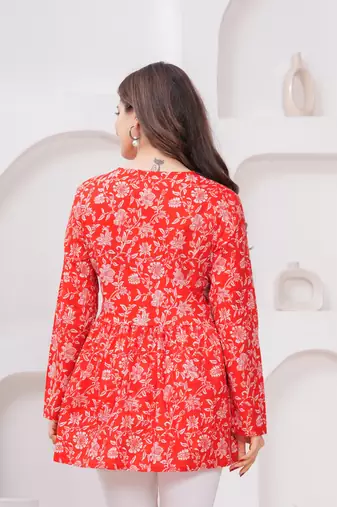 Cotton stunning fancy tunic top