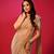 Chiku Color Dual sequin Embroidery Work Net Saree