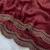 Orange Two Shaded Diamond zarkhan Work Silk blend Saree 