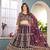 wine Designer Wedding Lehenga Choli