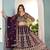 wine Designer Wedding Lehenga Choli