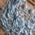 Sky Blue Sequins And Embroidered Lace Work Silk blend Saree