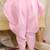 Pink-green embroidered silk kaanchi kurti dhoti set for girls