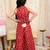 Maroon printed cotton jaltarang top palazzo set for girls