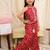 Maroon printed cotton jaltarang top palazzo set for girls